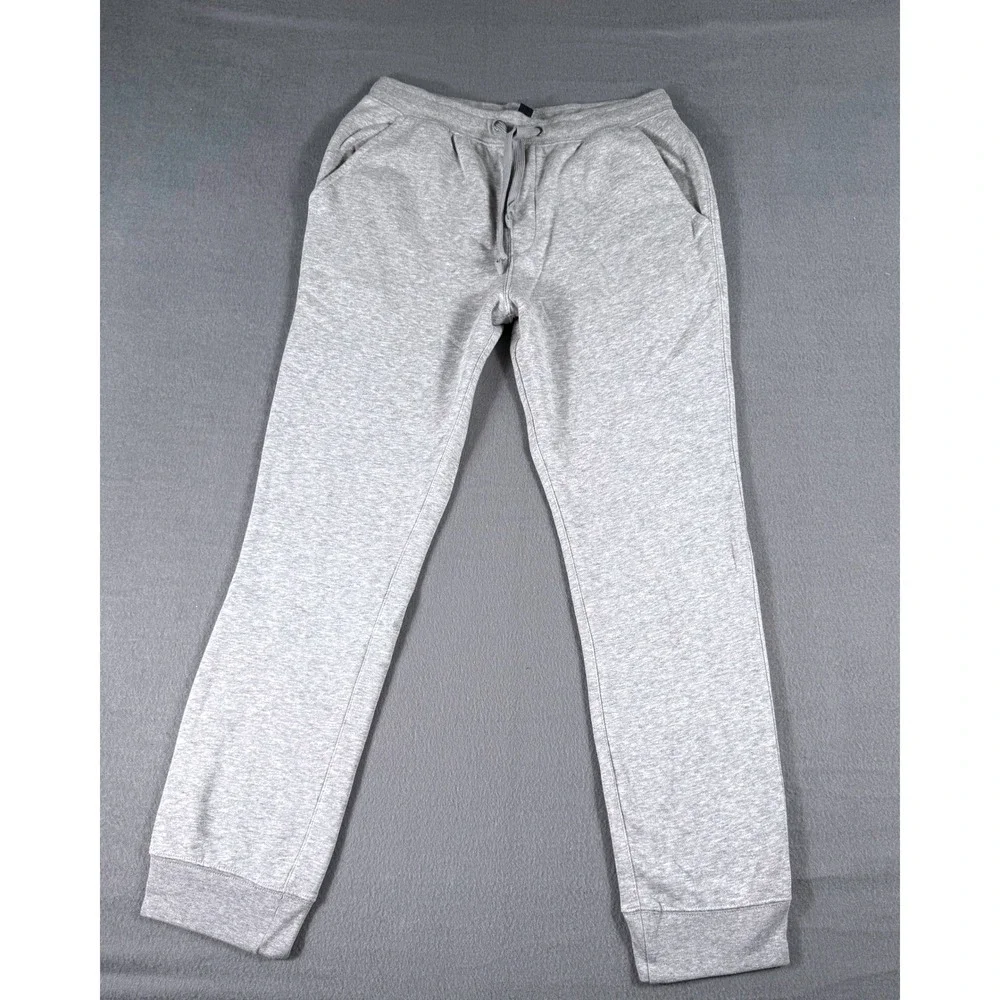 Gap Modern Slim Fleece Jogger Sweatpants Light Gray Men's M Lounge Comfy